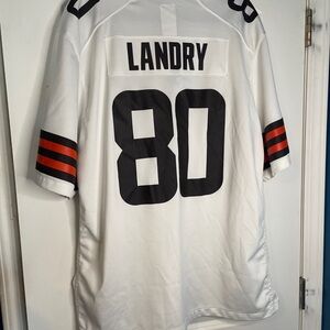 Cleveland Browns 1946 Football Jersey - White #80 Jarvis Landry - Size: XXL